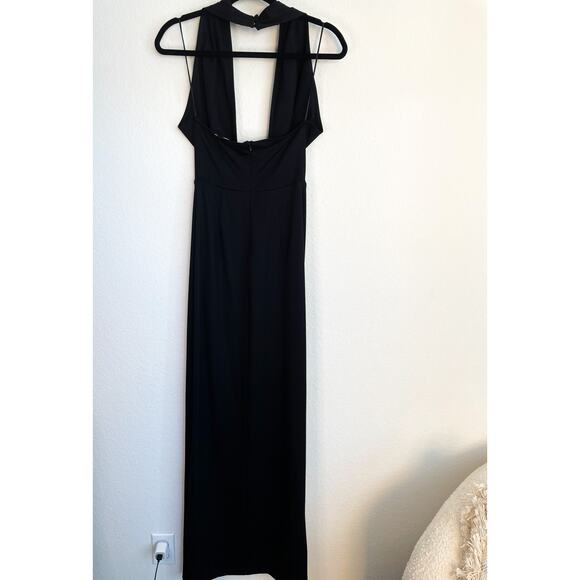 Amanda Uprichard Black Halter Maxi Dress - Picture 7 of 15